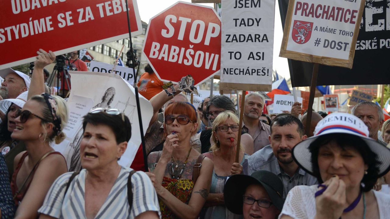 Babis has been accused of fraud related to EU subsidies. 