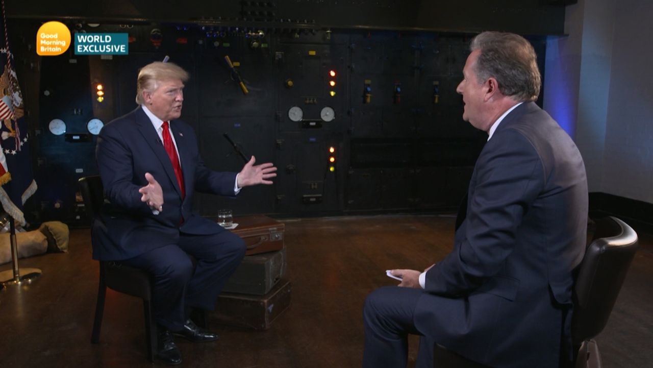 US President Donald Trump and British TV host Piers Morgan sat down for another exclusive interview on June 5, 2019