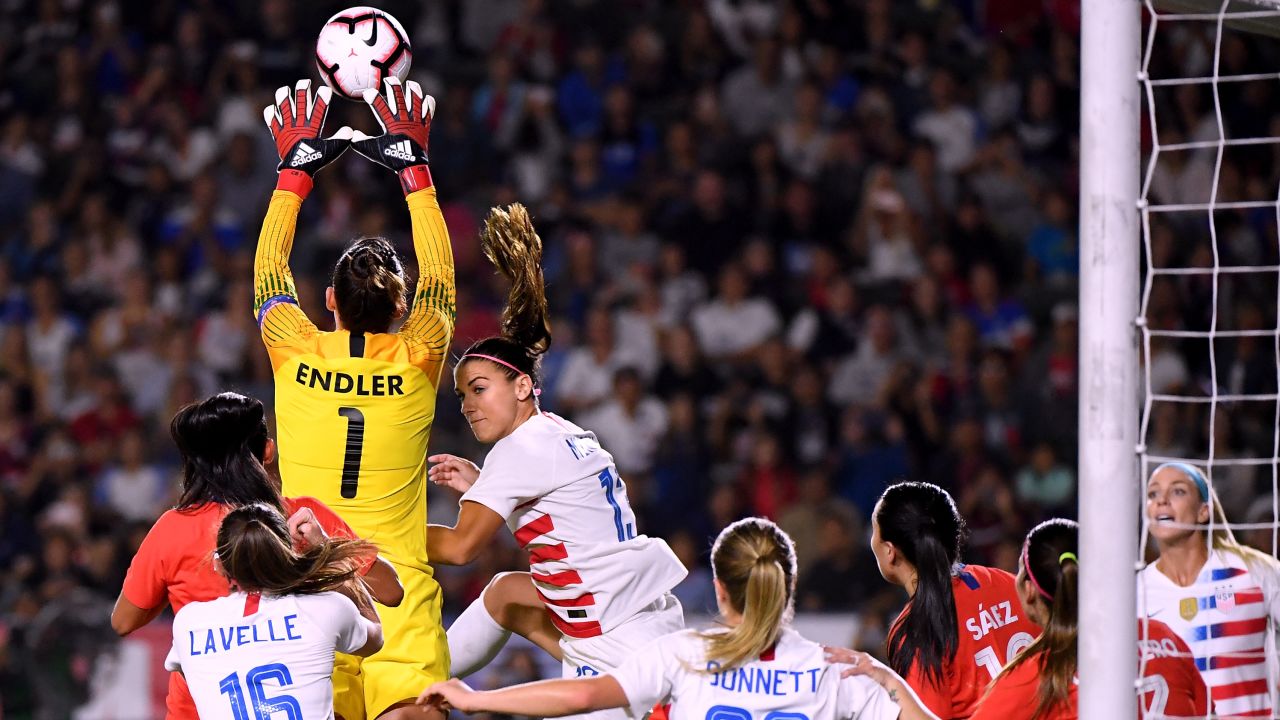 Chile played a friendly last year against No. 1 ranked country USWNT.