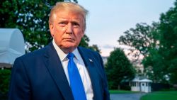 U.S. President Donald Trump talks to the media before he departs the White House on June 02, 2019 in Washington, DC. (Tasos Katopodis/Getty Images)