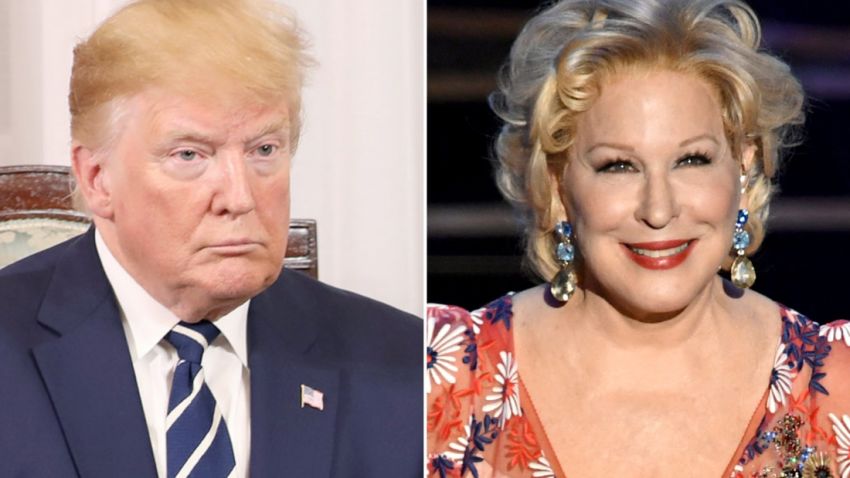 Donald Trump and Bette Midler