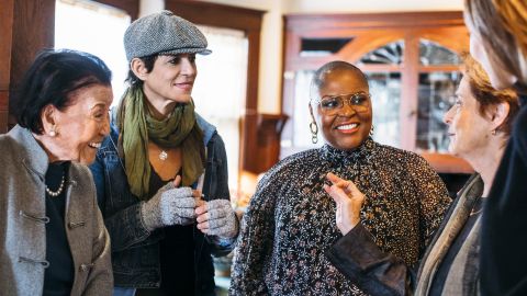 Chiang and Alice Waters have been friends for years, and Chiang was excited to join a group of Bay area chefs at Waters' house for a meal and conversation.