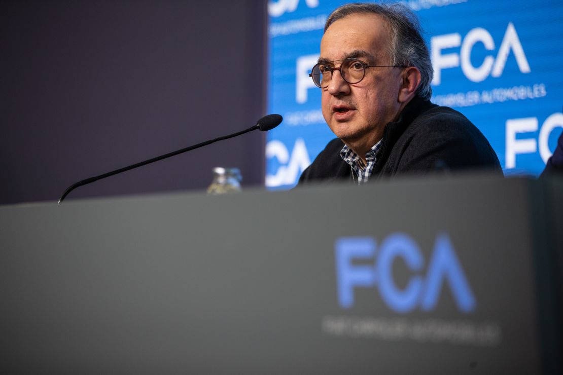 Sergio Marchionne made his case for consolidation in a presentation titled "Confessions of a Capital Junikie."