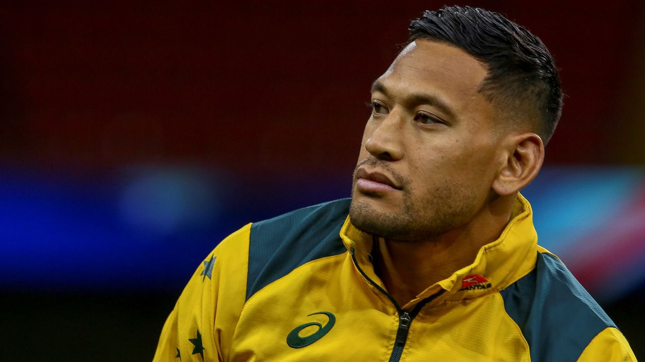 Israel Folau was expected to represent Australia at this year's World Cup.