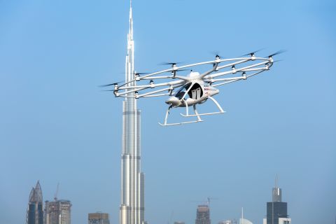 The Volocopter might look like something out of a futuristic sci-fi movie ... but the future is closer than you think.