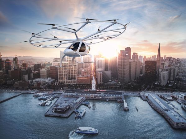 "It's just phenomenal because this is going to revolutionize the way we move and it's going to decongest cities as well because we can quite easily use the airspace much more."