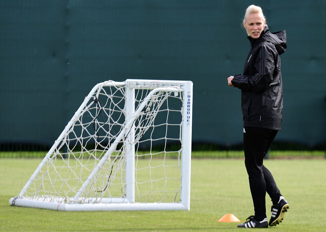 Scotland manager Shelley Kerr is one of nine female managers at France 2019.