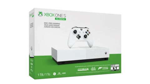 Microsoft's latest Xbox One S drops the disc drive and is all digital. Plus you get three games out of the box. <br /><strong>Xbox One S All-Digital Edition ($199, originally $249; </strong><a href="https://click.linksynergy.com/deeplink?id=Fr/49/7rhGg&mid=24542&u1=0607xboxe32019&murl=https%3A%2F%2Fwww.microsoft.com%2Fen-us%2Fp%2Fxbox-one-s-all-digital-edition%2F8r5xdtcnlrlb%3Fcid%3Dmsft_web_collection%26activetab%3Dpivot%253aoverviewtab" target="_blank" target="_blank"><strong>microsoft.com</strong></a><strong>)</strong>