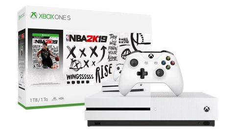 Out of the box, you'll be able to try the new "neighborhood" mode in NBA 2K19. <br /><strong>NBA 2K19 Xbox One S 1TB Bundle ($249, originally $299; </strong><a href="https://click.linksynergy.com/deeplink?id=Fr/49/7rhGg&mid=24542&u1=0607xboxe32019&murl=https%3A%2F%2Fwww.microsoft.com%2Fen-us%2Fp%2Fxbox-one-s-1tb-console-nba-2k19-bundle%2F8q5k3ggbf4bb%3Fcid%3Dmsft_web_collection%26activetab%3Dpivot%253aoverviewtab" target="_blank" target="_blank"><strong>microsoft.com</strong></a><strong>)</strong>