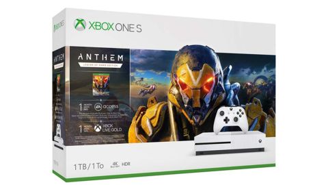 The Anthem bundle includes the console, a controller, the game and a month of EA Access. <strong>Anthem Xbox One S 1TB Bundle ($249, originally $299; </strong><a href="https://click.linksynergy.com/deeplink?id=Fr/49/7rhGg&mid=24542&u1=0607xboxe32019&murl=https%3A%2F%2Fwww.microsoft.com%2Fen-us%2Fp%2Fxbox-one-s-1tb-console-anthem-bundle%2F8pz6792gn7q2%3Fcid%3Dmsft_web_collection%26activetab%3Dpivot%253aoverviewtab" target="_blank" target="_blank"><strong>microsoft.com</strong></a><strong>)</strong><br />