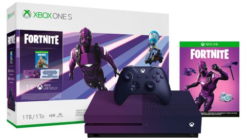 This Microsoft Store exclusive bundle gets you a purple console and controller, along with some Fortnite loot. <br /><strong>Fortnite Battle Royale Special Xbox One S 1TB Bundle ($249, originally $299; </strong><a href="https://click.linksynergy.com/deeplink?id=Fr/49/7rhGg&mid=24542&u1=0607xboxe32019&murl=https%3A%2F%2Fwww.microsoft.com%2Fen-us%2Fp%2Fxbox-one-s-1tb-console-fortnite-battle-royale-special-edition-bundle%2F8rxzv9jw0x36%3Fcid%3Dmsft_web_collection%26activetab%3Dpivot%253aoverviewtab" target="_blank" target="_blank"><strong>microsoft.com</strong></a><strong>)</strong>