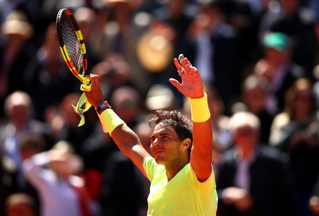 Rafael Nadal reached his 12th French Open final in Paris. 