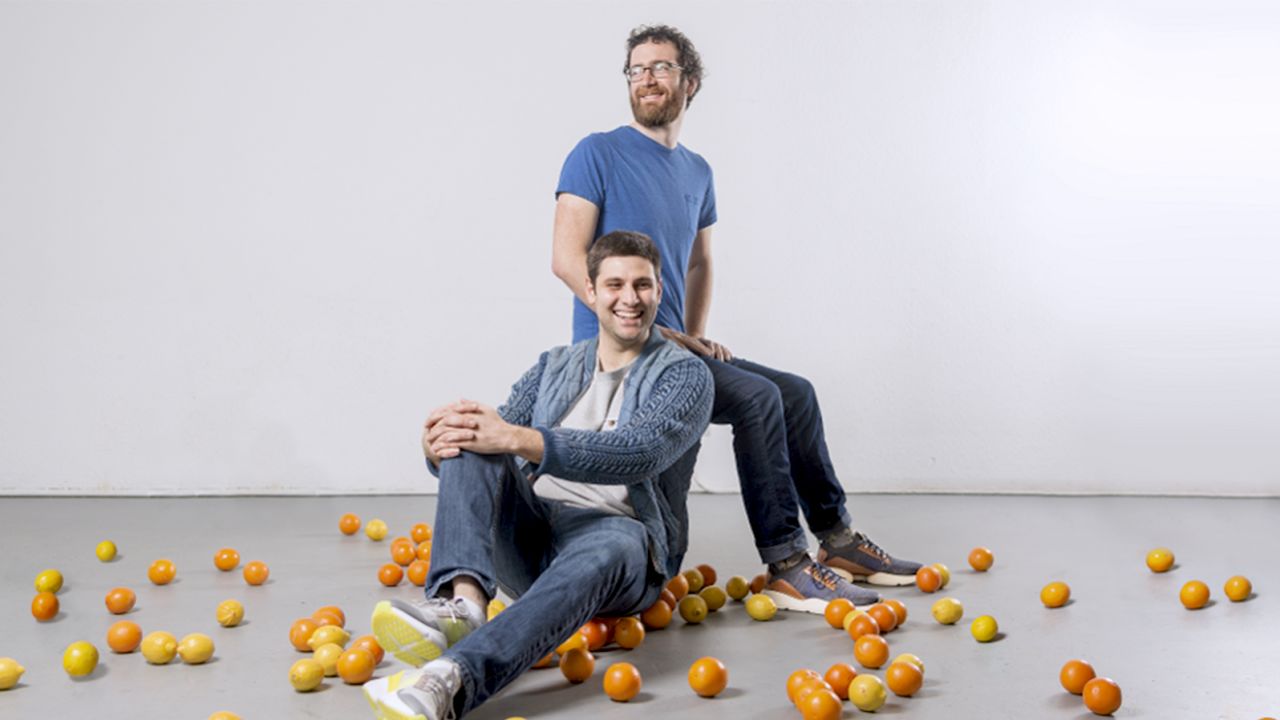 Ben Simon [in front] and Ben Chesler, founders of Imperfect Produce.