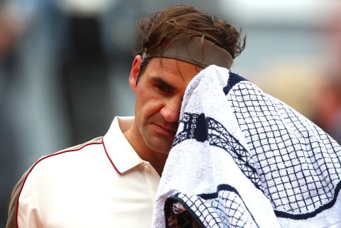 Although Federer had won his last five matches against Nadal overall, he slipped to 2-14 against the Spaniard on clay. 
