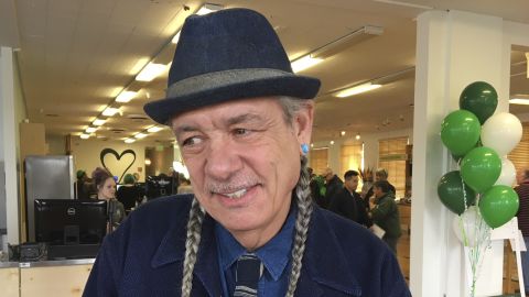 Steve DeAngelo at the cannabis dispensary in 2018. 