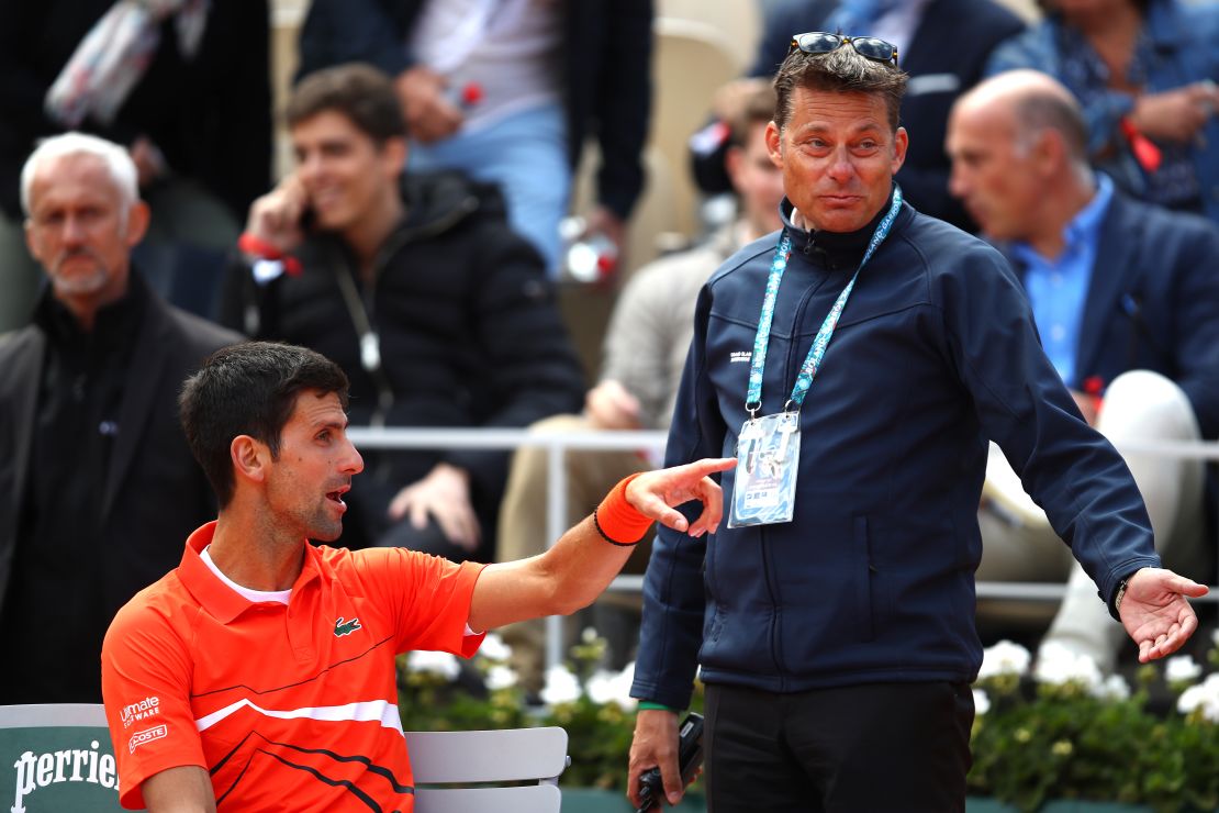 Novak Djokovic wanted play halted in the first set of his semifinal against Dominic Thiem due to the playing conditions but his request was denied. 