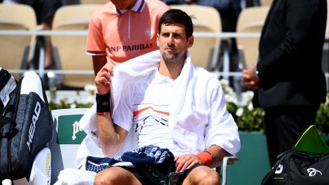 Novak Djokovic clashed with chair umpire Jaume Campistol.