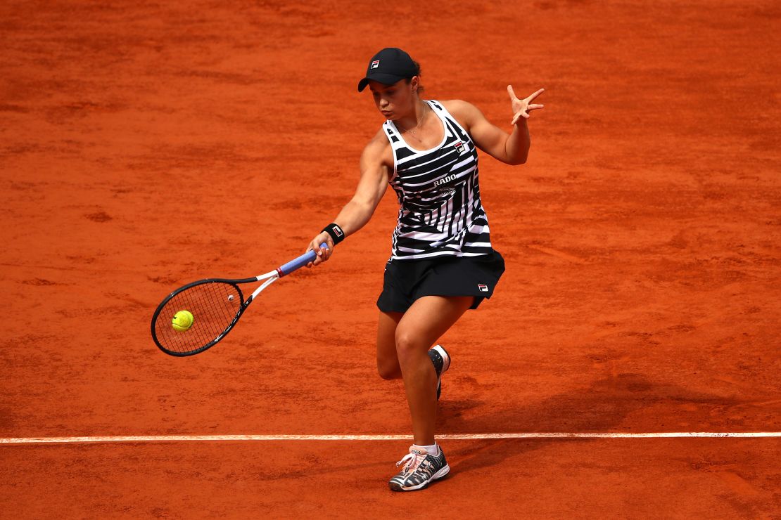 Ashleigh Barty won her first grand slam title at Roland Garros