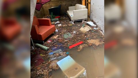 Heavy rains caused flooding at Duke University.