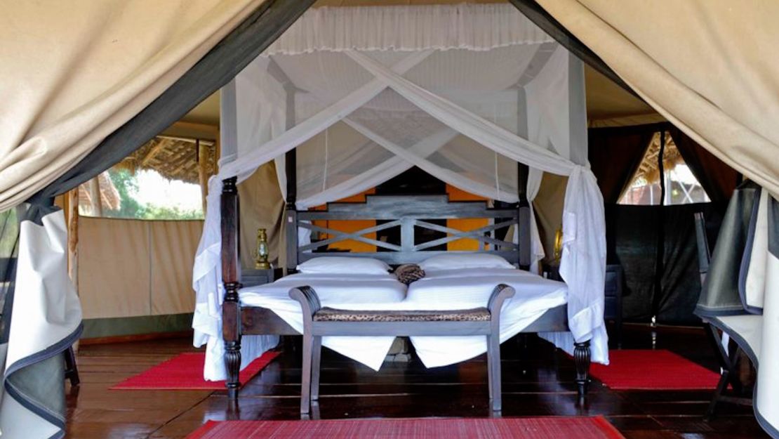 The Bison offers guests a variety of luxury tents to choose from. 