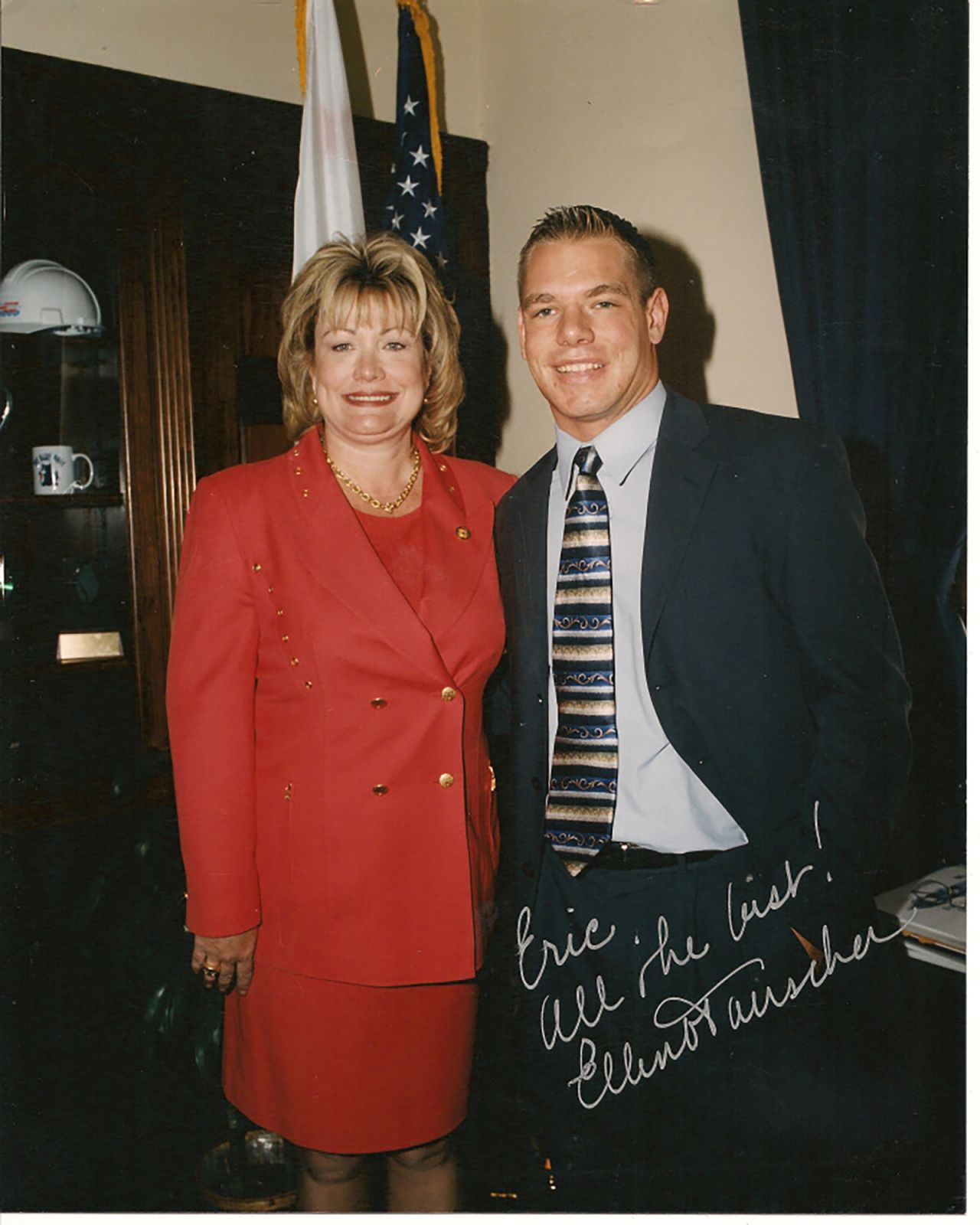 Swalwell was an intern for US Rep. Ellen Tauscher in 2001 and 2002.