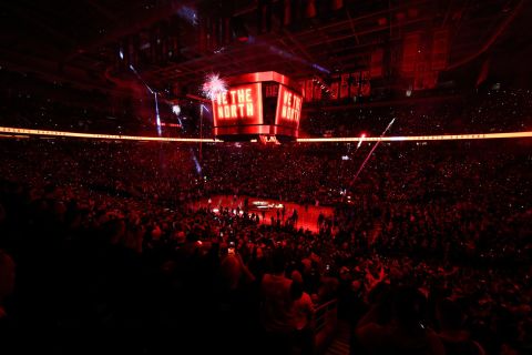 A view of Toronto's Scotiabank Arena before Game 1.