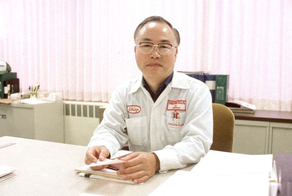 Shige Yoshida was tasked with exploring the possibility of setting up a Honda production plant on US soil in the 1970s.