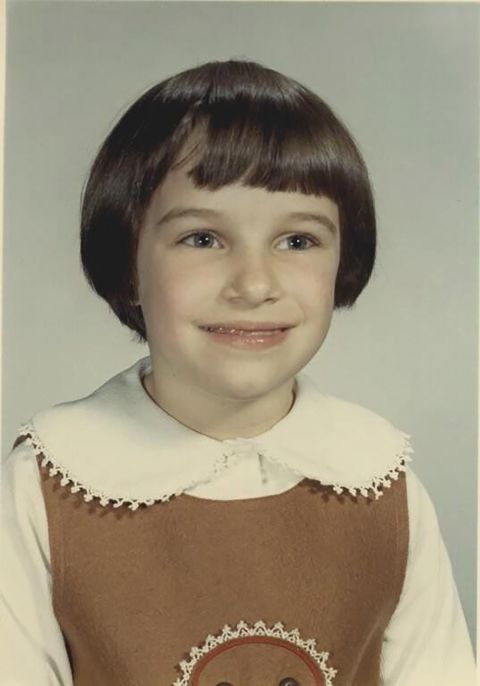 Klobuchar's first-grade photo, <a href="https://twitter.com/amyklobuchar/status/735519702366183424" target="_blank" target="_blank">which she posted on Twitter</a> in 2016.