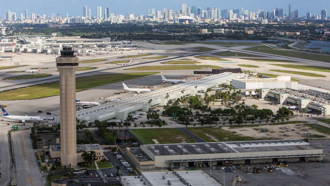 <strong>Miami International Airport: </strong>West of downtown Miami, MIA is about a 15- to 20-minute drive from most parts of the city. Click through the gallery for more photos of South Florida's big three airports: