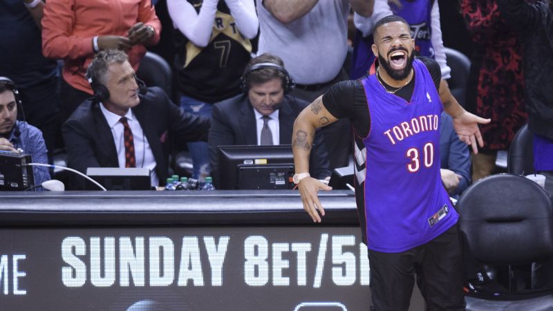 NBA Finals: Drake goes nuts after Raptors beat Warriors for title