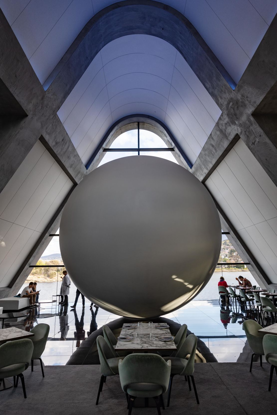 "Pharos" is an on-site installation at MONA by James Turrell.