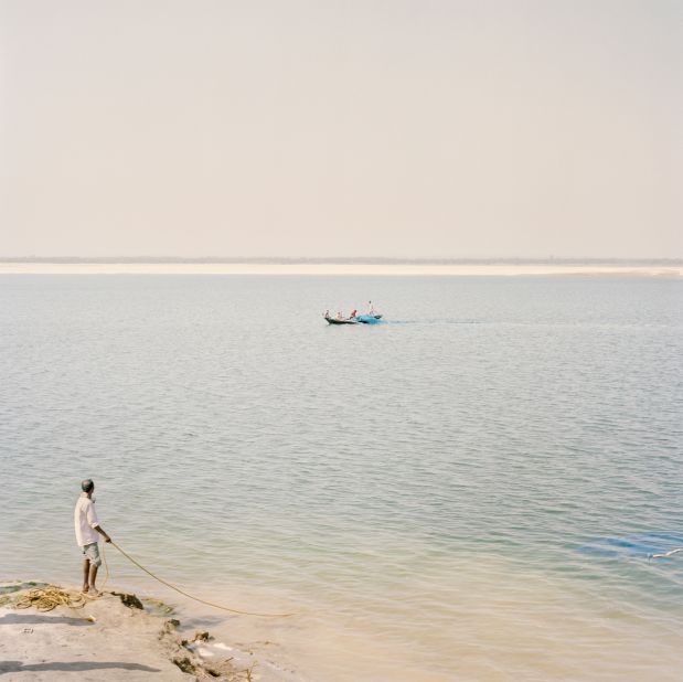 A shot taken from Farakka, a small Indian town on the Ganges, close to where the river crosses into Bangladesh. 