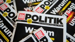 07 February 2019, Hamburg: The new magazine "Bild Politik" lies on the sidelines of a press conference on a table. The new weekly political magazine of Axel Springer Verlag will be available from Friday (08.02.2019) in stores in the Hamburg area as well as in L'neburg and L'beck. The sheet has a circulation of 20,000 copies in the test phase. Photo by: Daniel Reinhardt/picture-alliance/dpa/AP Images