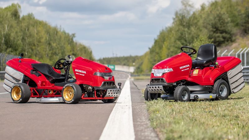 This Honda lawnmower is the fastest in the world hitting 100 mph