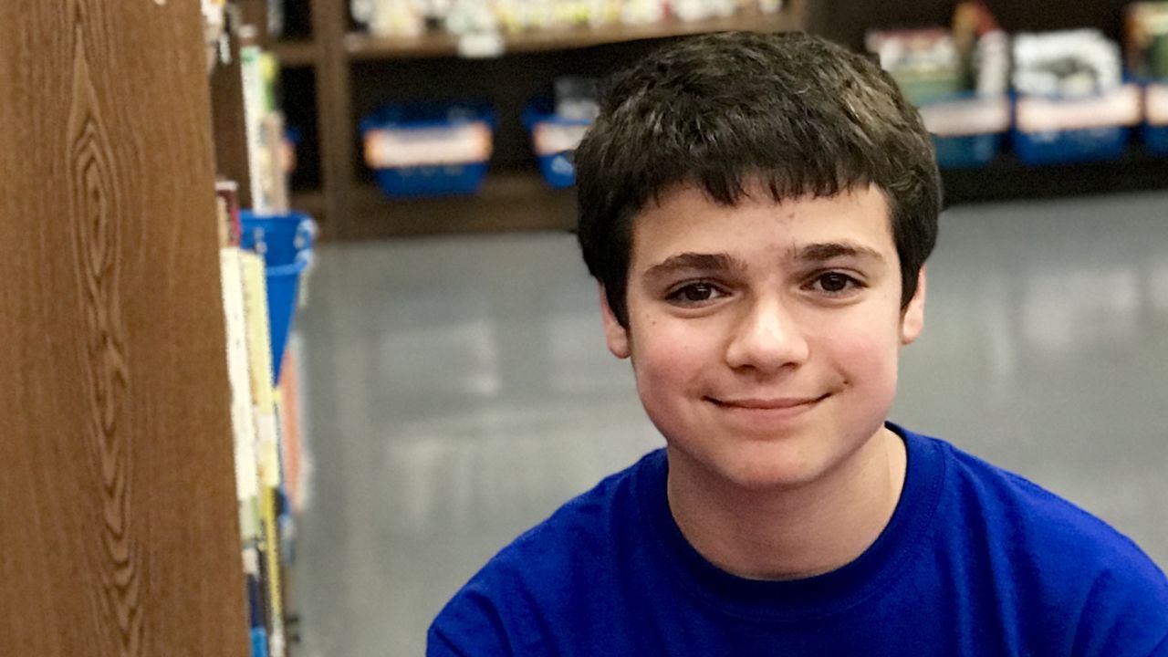 Mark, 13, said the conditions at his school are not helpful to learning.