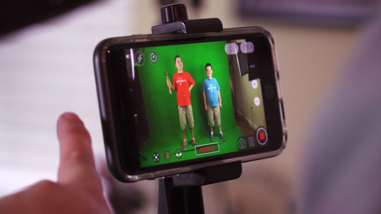 The "Go Go Brothers" shoot their web series on an iPhone.
