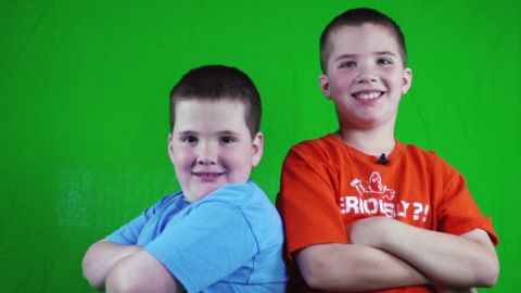 "Bean Boy," left, and "Rooey" star in the web series "Go Go Brothers."