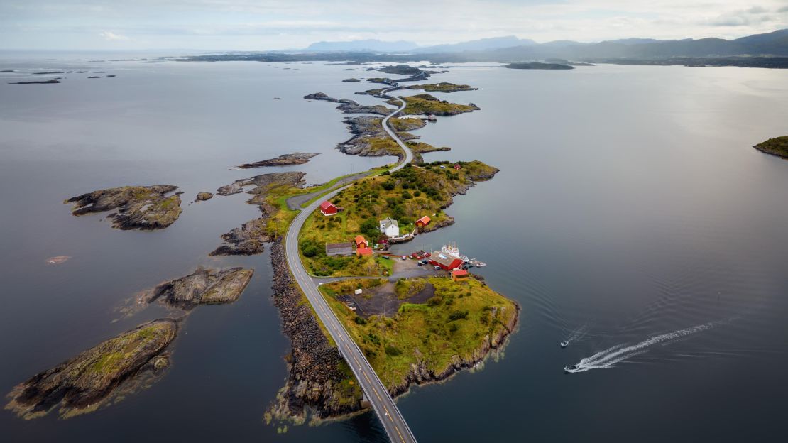 At just over five miles long, this dramatic, windswept stretch of road is the shortest entry in our list.