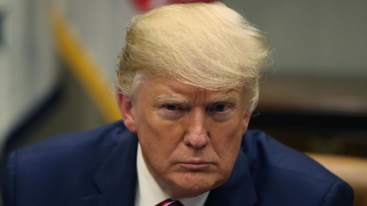 U.S. President Donald Trump participates in a roundtable discussion on the administration's efforts to combat the opioid epidemic, in the Roosevelt Room at the White House on June 12, 2019 in Washington, DC.  (Photo by Mark Wilson/Getty Images)
