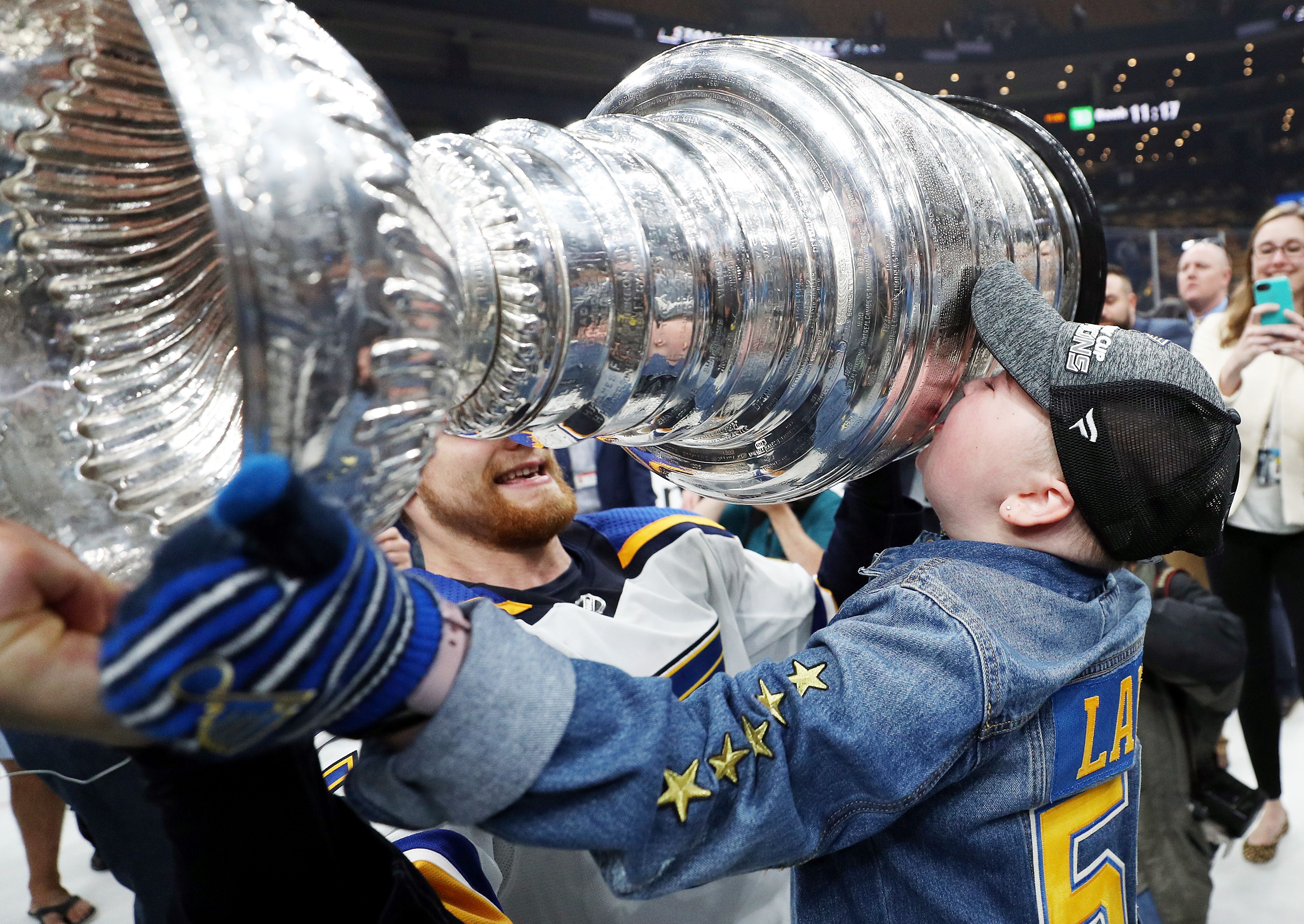 St. Louis Blues share their Stanley Cup win with a special superfan