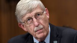 Francis Collins, MD, PhD. Director National Institutes of Health (NIH) testifies at an hearing on Capitol Hill to examine the Federal response to the opioid crisis October 5, 2017 in Washington D,C.