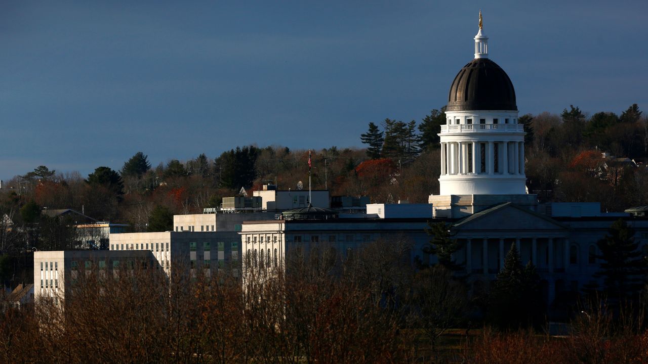 The Maine State House is seen Monday, November 12, 2018, in Augusta, Maine.