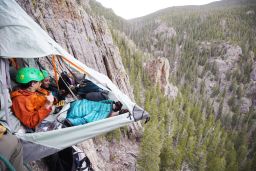 Sleep in a tent on a cliff for $1,000.