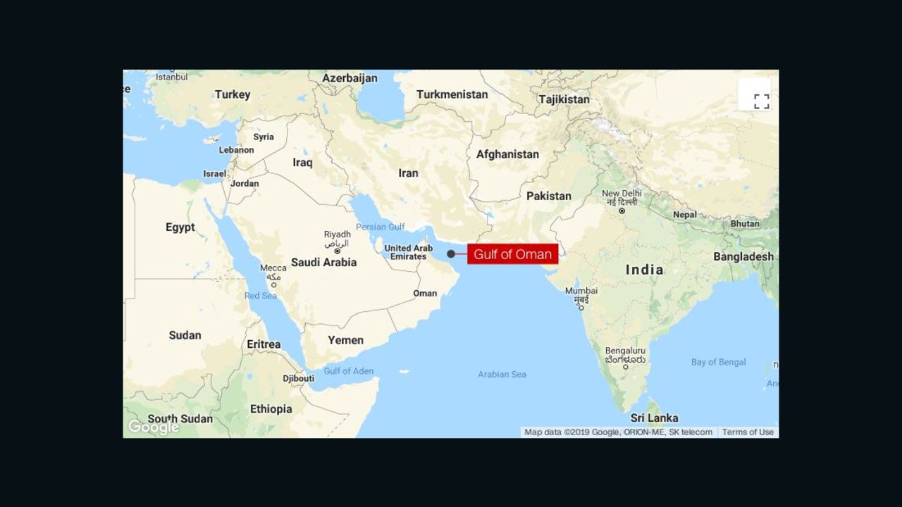 Gulf of Oman Map