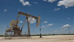 A pump jack operates in the Permian Basin oil production area near Wink, Texas U.S. August 22, 2018. Picture taken August 22, 2018. REUTERS/Nick Oxford