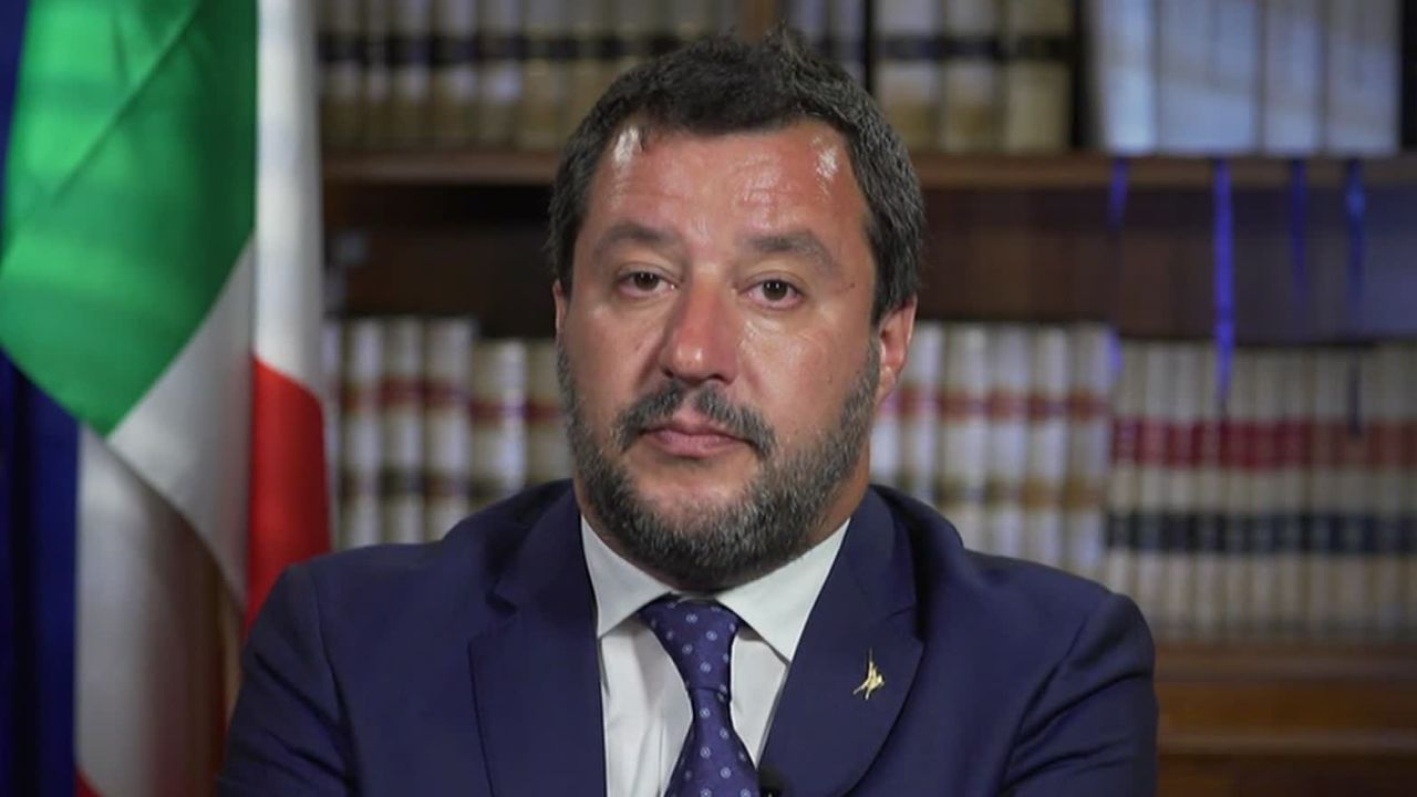 Matteo Salvini Amanpour intv