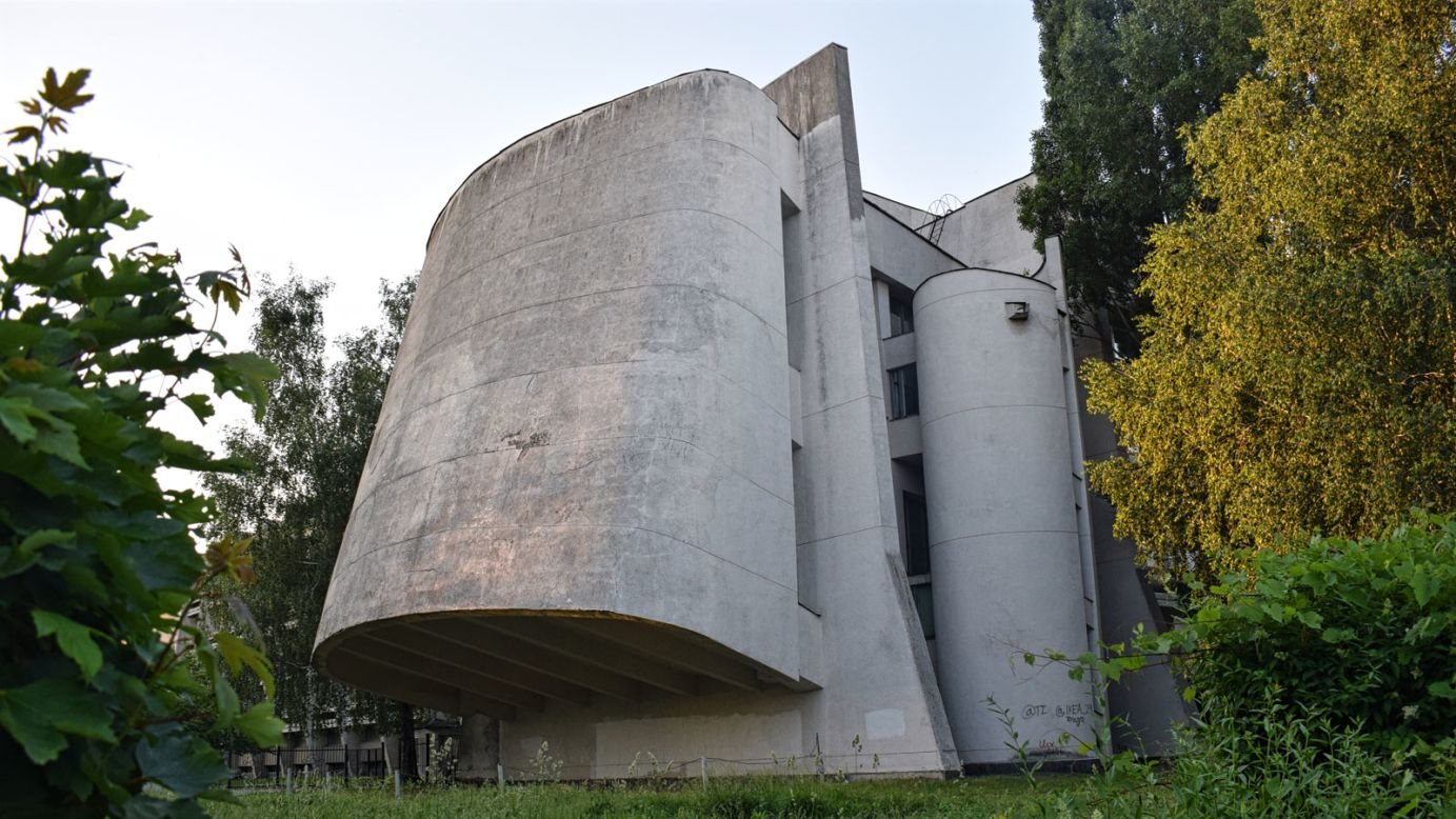 <strong>Modernist architecture:</strong> The Faculty of Physics Department at the National University of Kiev is another of the various modernist buildings that can be found in the Ukrainian capital.