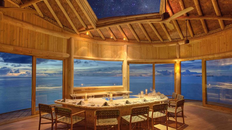<strong>Once Upon a Table, Soneva Fushi: </strong>Options at this private luxury resort include sushi restaurant Once Upon A Table, created in partnership with three Michelin-starred Japanese chef Kenji Gyoten. 