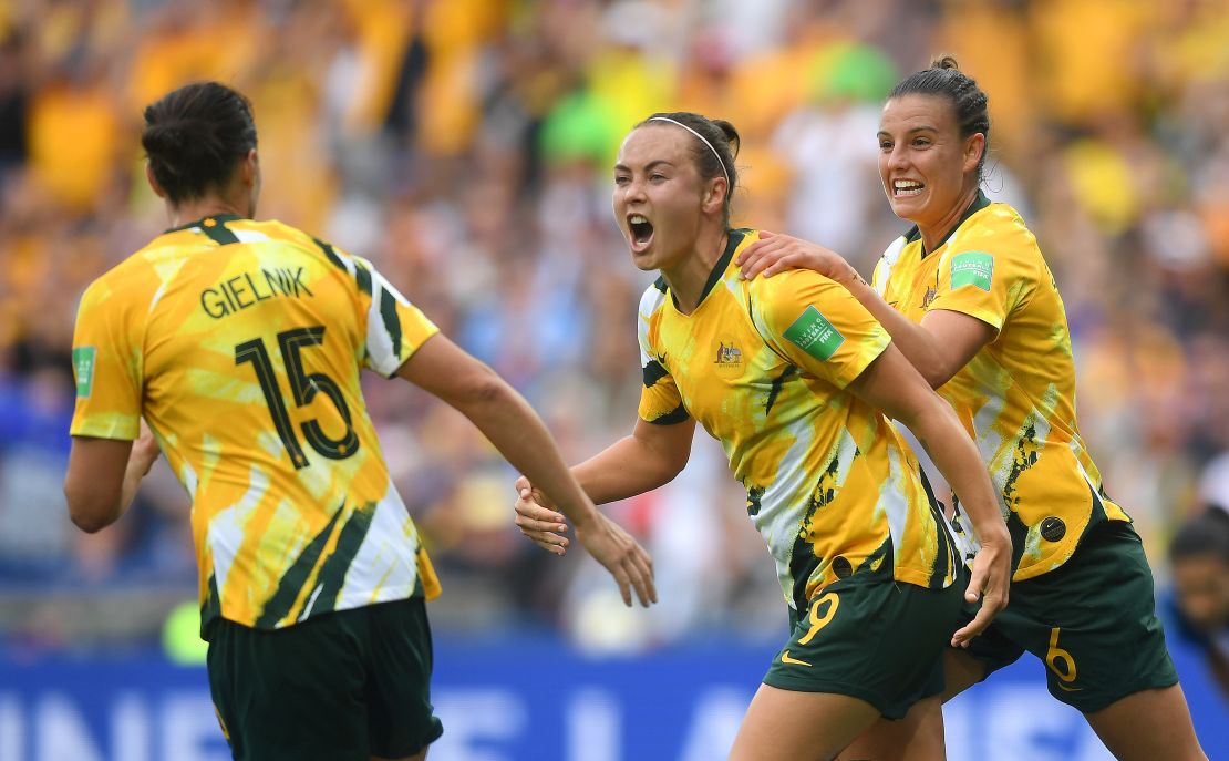 Foord's goal before half-time ensured Australia went into the break with hope. 