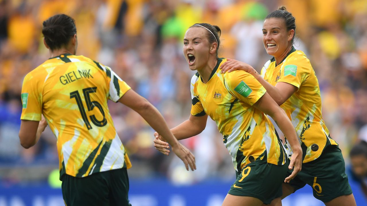Foord's goal before half-time ensured Australia went into the break with hope.